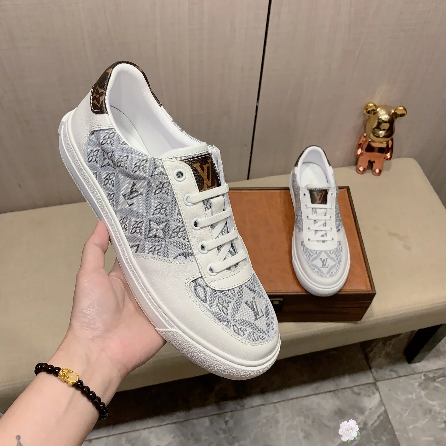 Men's Men's Shoes 💰400💰💰🎩🎩[Lightning][Lightning] "Lv*" Latest•hot style casual shoes, top brand [Seduce] luxury~purchase, top~quality. [Strong] The upper is made of imported breathable fabric with cowhide material ➕ breathable sheepskin feet (•) and fine workmanship. Original stylish and stylish soft rubber wear-resistant and non-slip outsole, light and comfortable on the feet, the real thing looks better when photographed, 0128: code: 38-44, 2️⃣ colors selected